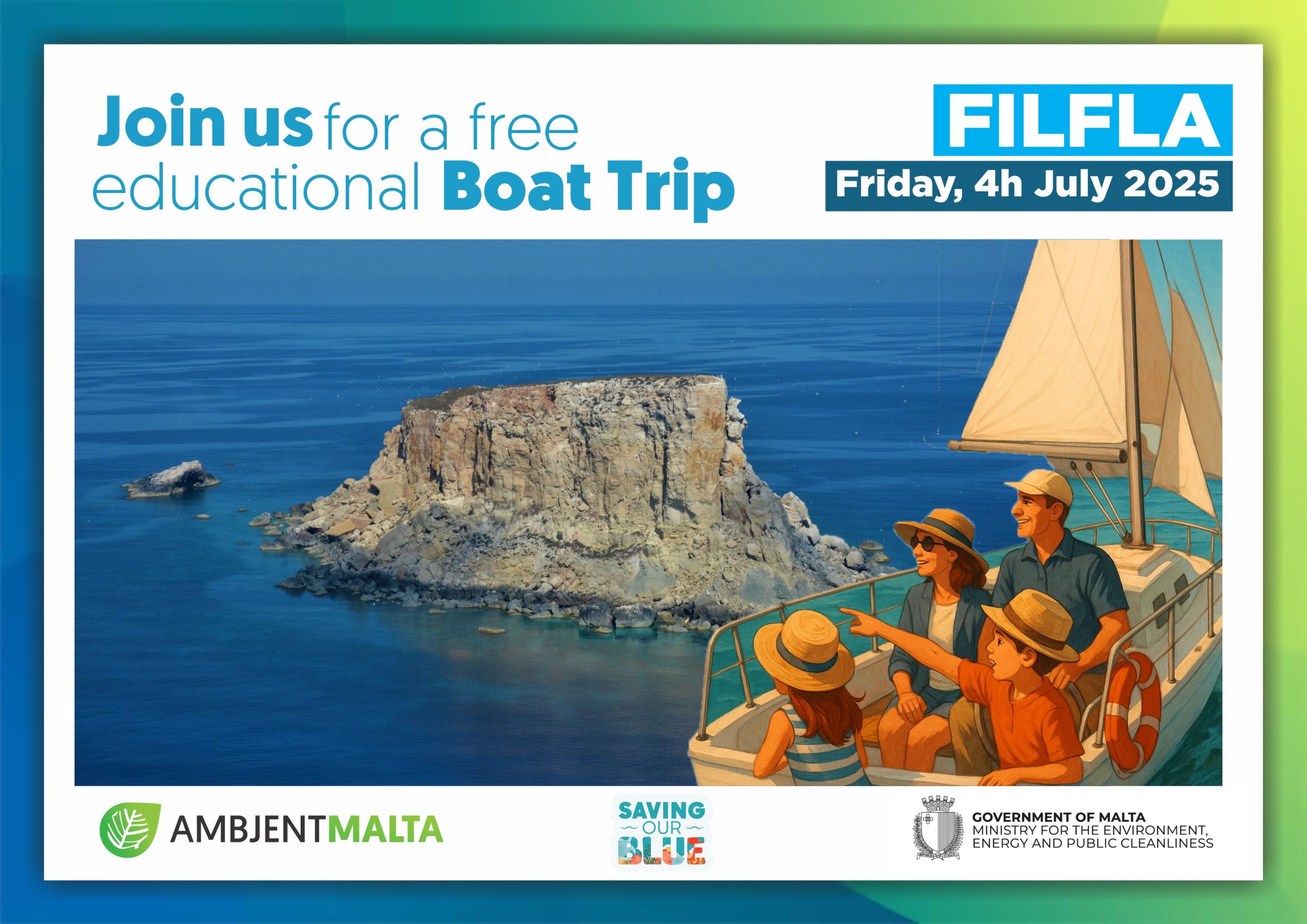 Educational Boat Trip to Filfla